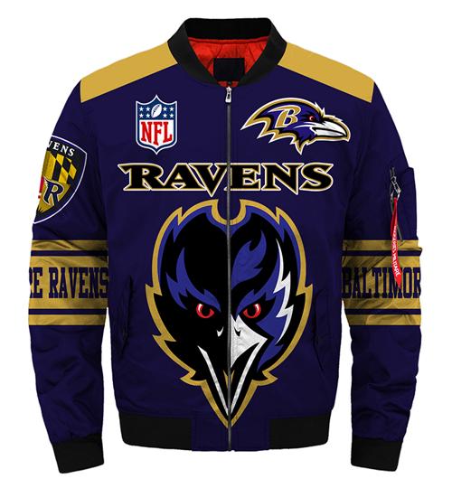 Baltimore Ravens Jacket Style #2 Winter Coat Gift