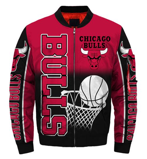 Chicago Bulls Jacket Style #1 Winter Coat Gift