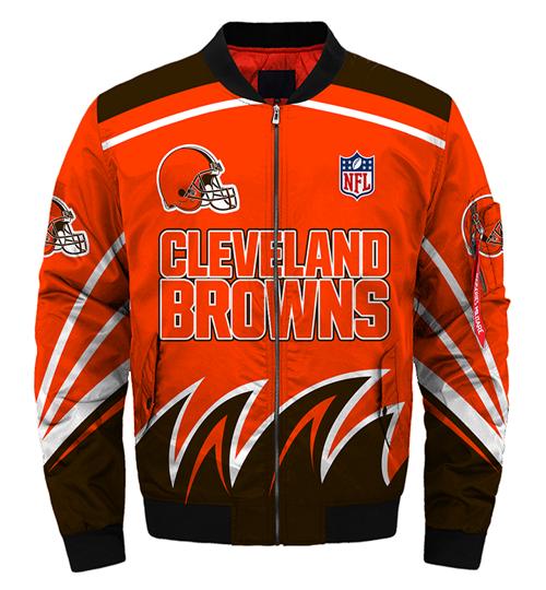 Cleveland Browns Jacket Style #1 winter coat gift for men -Jack sport shop