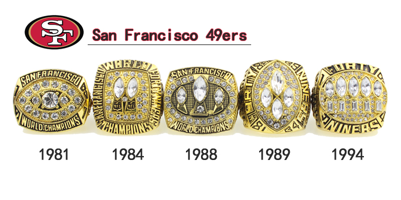 San Francisco 49ers Super Bowl Rings