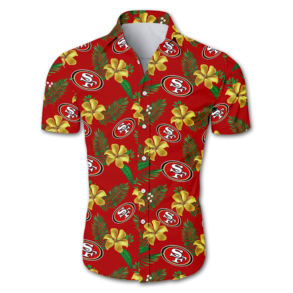 San Francisco 49ers Hawaiian Shirt Tropical Flower summer 2020 -Jack ...