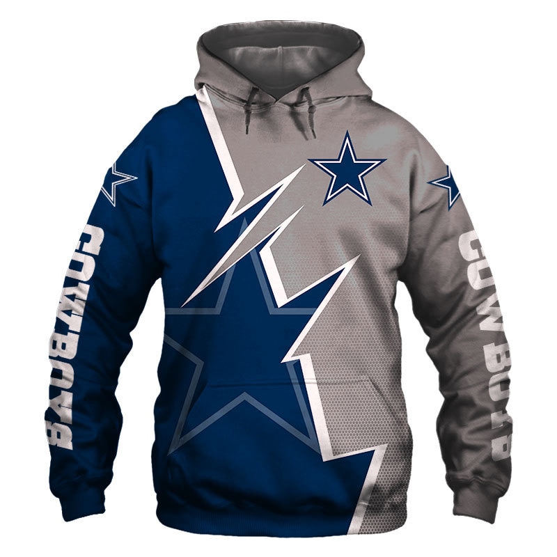 Dallas Cowboys Hoodie Zigzag graphic Sweatshirt gift for fans -Jack ...