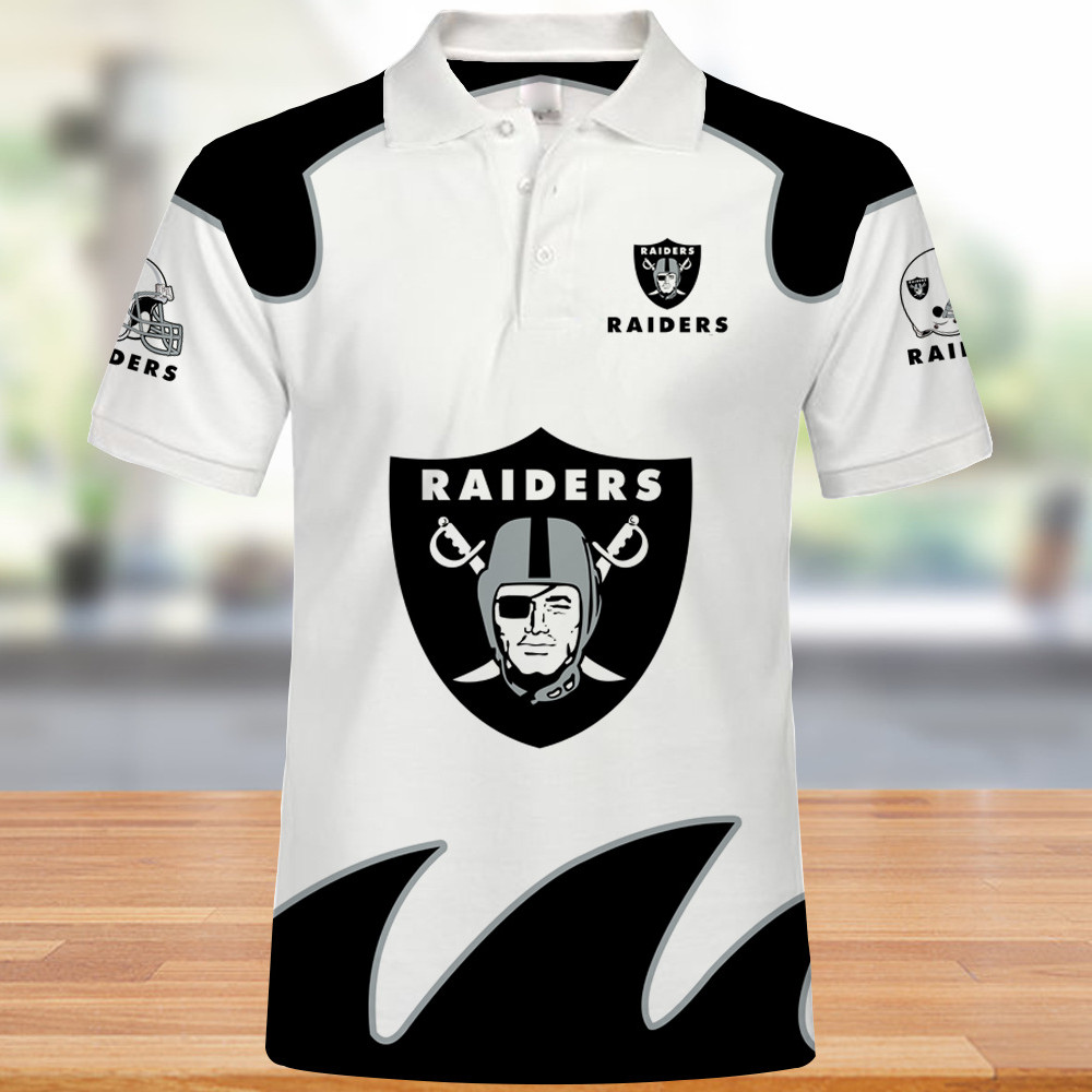 25% SALE OFF Men's Las Vegas Raiders Polo Shirt 3D