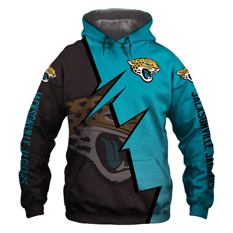 Jacksonville Jaguars Hoodie Zigzag graphic Sweatshirt gift for fans ...
