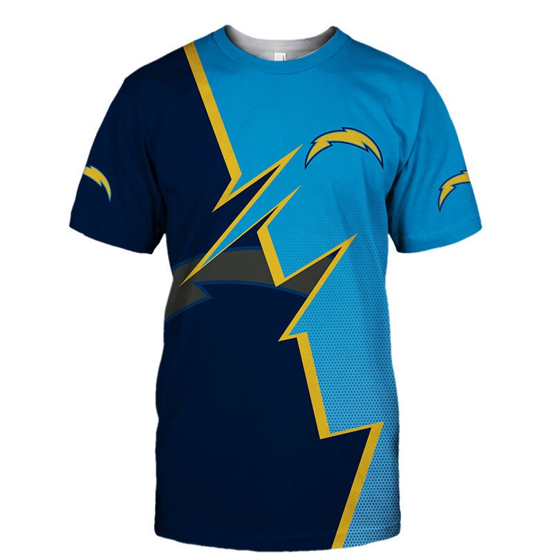 Los Angeles Chargers T-shirt Zigzag graphic Summer gift for fans -Jack ...