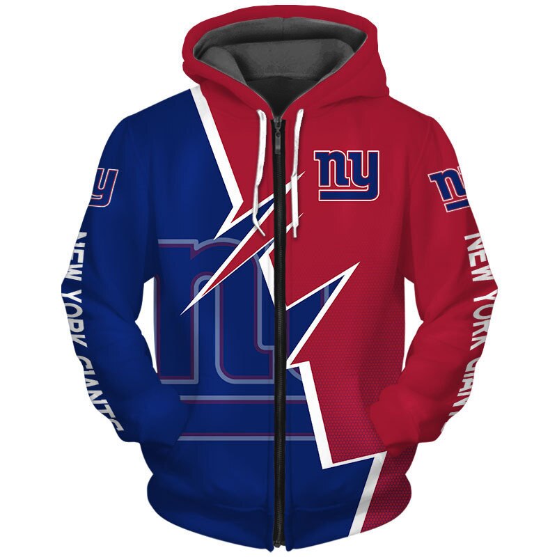 New York Giants Hoodie Zigzag graphic Sweatshirt gift for fans -Jack ...