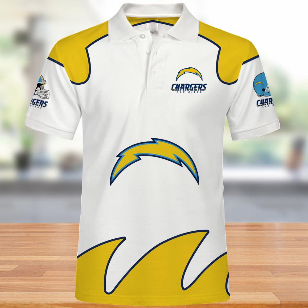 Los Angeles Chargers Polo Shirts Summer gift for fans -Jack sport shop