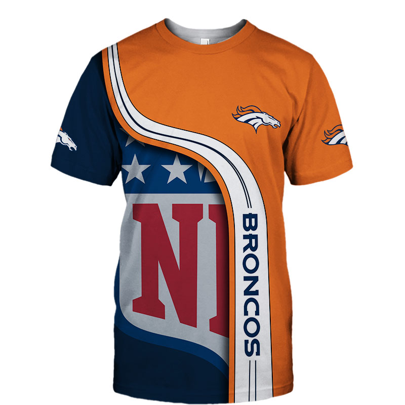 Denver Broncos T-shirt 3D summer 2020 Short Sleeve gift for fan -Jack ...