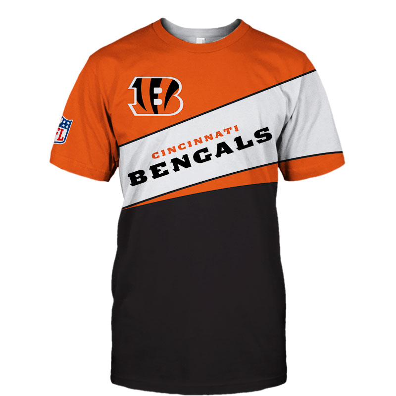 Cincinnati Bengals T-shirt 3D new style Short Sleeve gift for fan -Jack ...