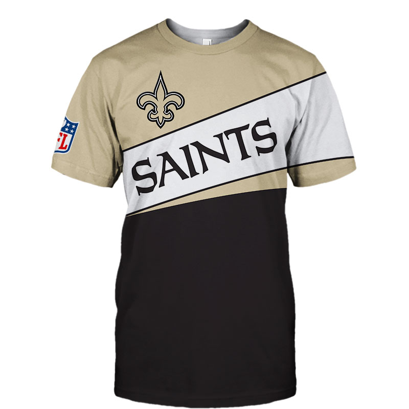 New Orleans Saints T-shirt 3D new style Short Sleeve gift for fan -Jack ...
