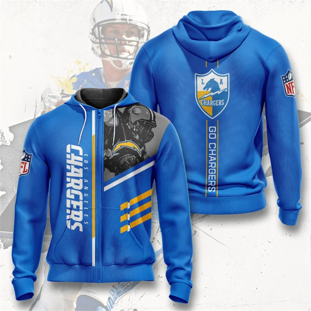 Los Angeles Chargers Hoodies 3 lines graphic gift for fans -Jack sport shop