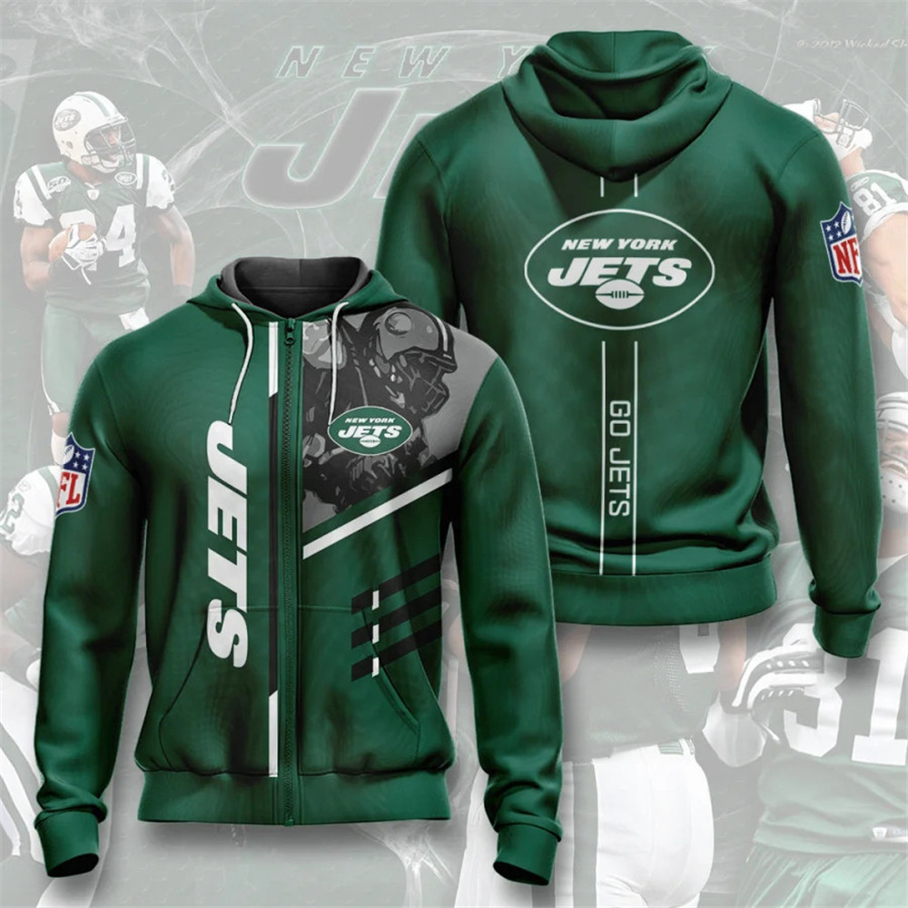 New York Jets Hoodies 3 lines graphic gift for fans -Jack sport shop