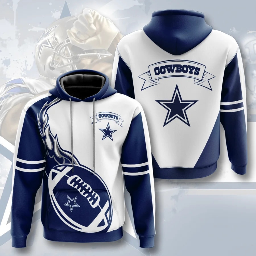 Dallas Cowboys Hoodie Flame Balls graphic gift for fans -Jack sport shop