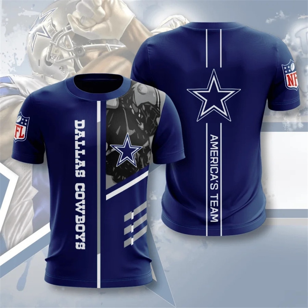 Dallas Cowboys Tshirt 3D Performance Short Sleeve Jack sport shop