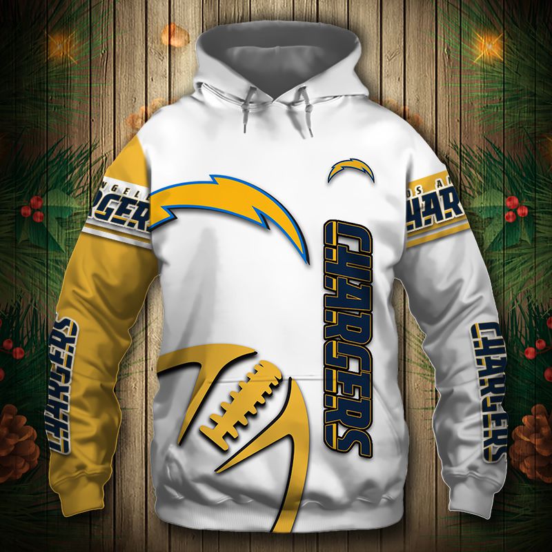 Los Angeles Chargers Hoodie 3D Graphic balls cheap Sweatshirt Pullover ...