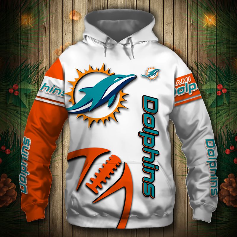 Miami Dolphins Hoodie 3D Graphic balls cheap Sweatshirt Pullover -Jack ...