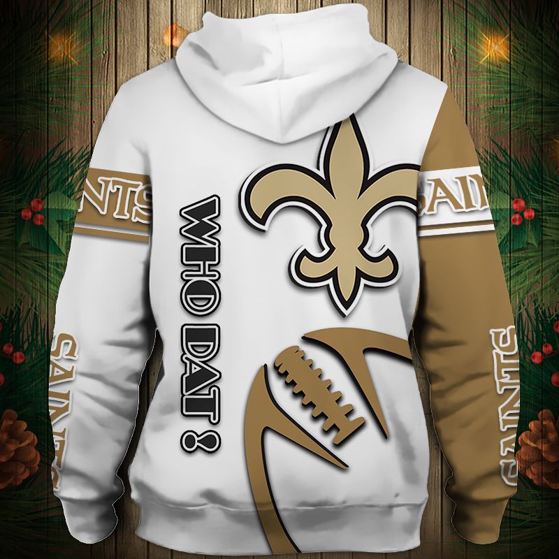 New Orleans Saints Hoodie 3D Graphic balls cheap Sweatshirt Pullover ...