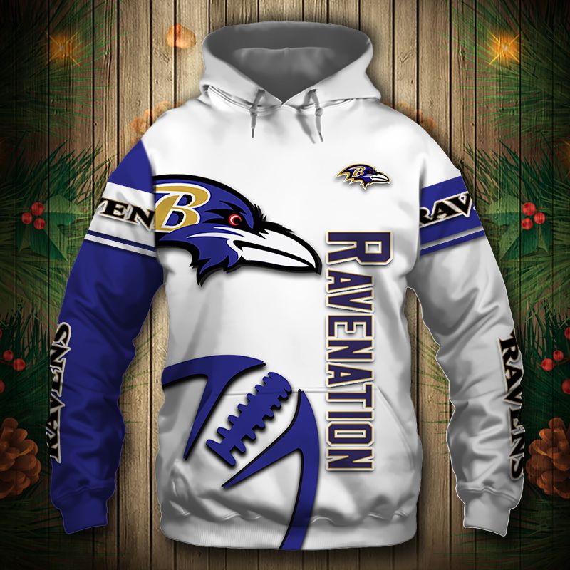 Baltimore Ravens Hoodie 3D Graphic balls cheap Sweatshirt Pullover ...