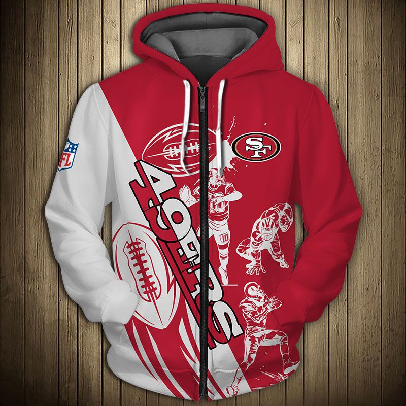 San Francisco 49ers hoodie 3D Cartoon player cute Sweatshirt -Jack ...