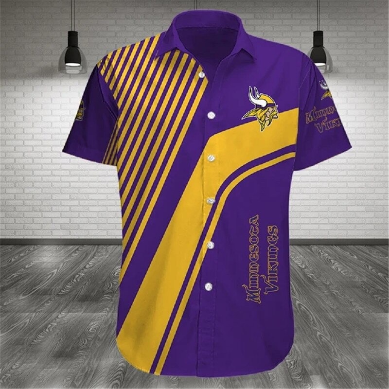 Minnesota Vikings Shirt summer cross design for fans -Jack sport shop