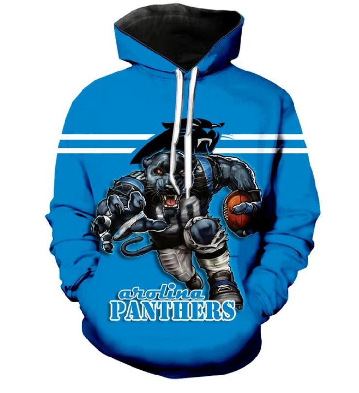Carolina Panthers Hoodie Ultra-cool design Sweatshirt Pullover NFL ...