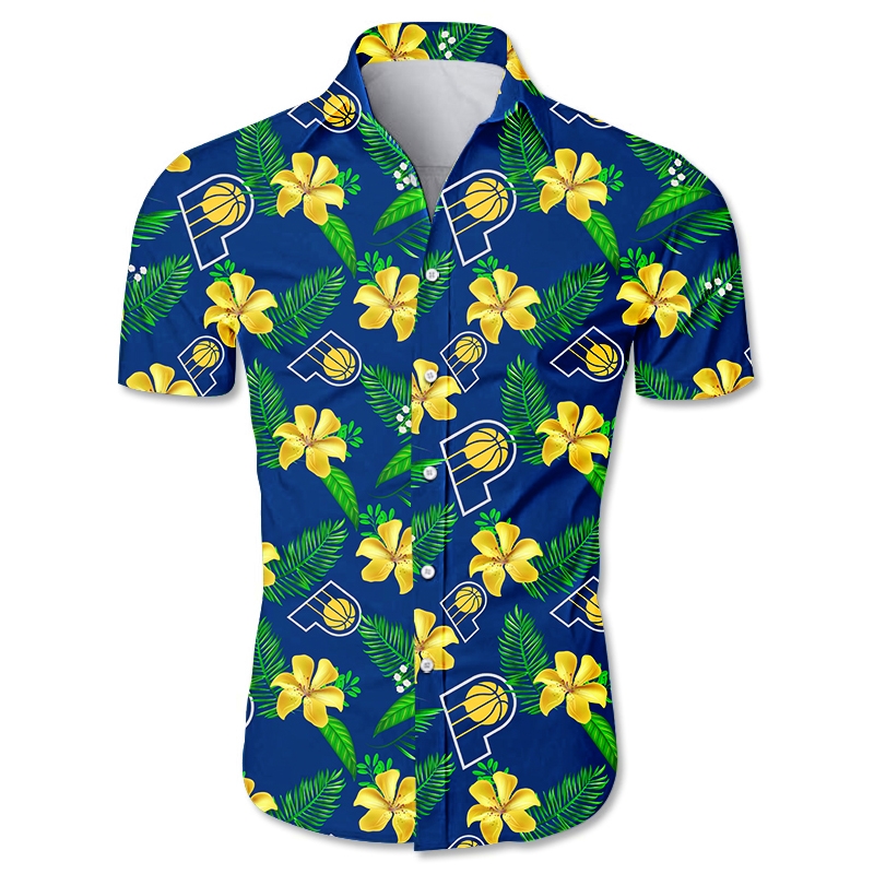 Indiana Pacers Hawaiian shirt Tropical Flower summer -Jack sport shop