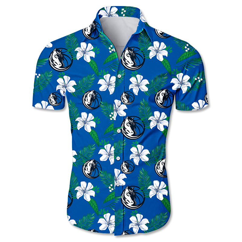 Dallas Mavericks Hawaiian shirt Tropical Tropical Flower Summer