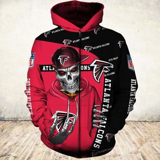 Atlanta Falcons Hoodies Cute Death gift for men -Jack sport shop