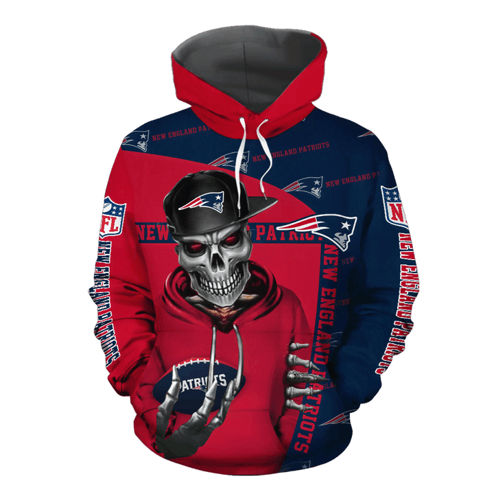 New England Patriots Hoodie Cute Death gift for men -Jack sport shop