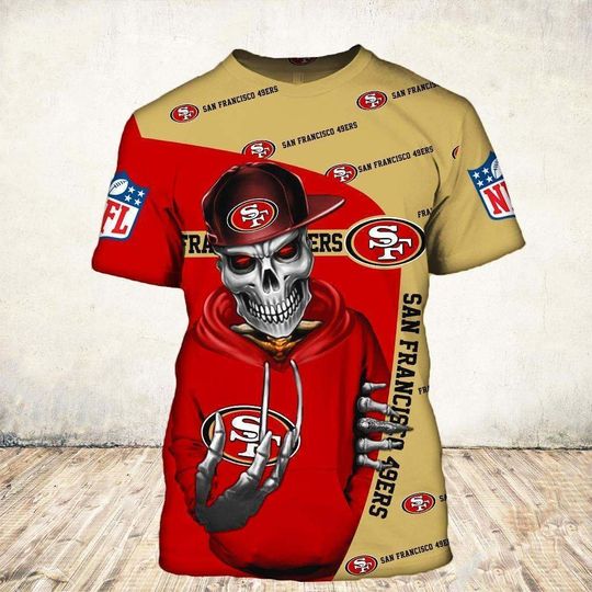 San Francisco 49ers T-shirt Cute Death gift for men -Jack sport shop