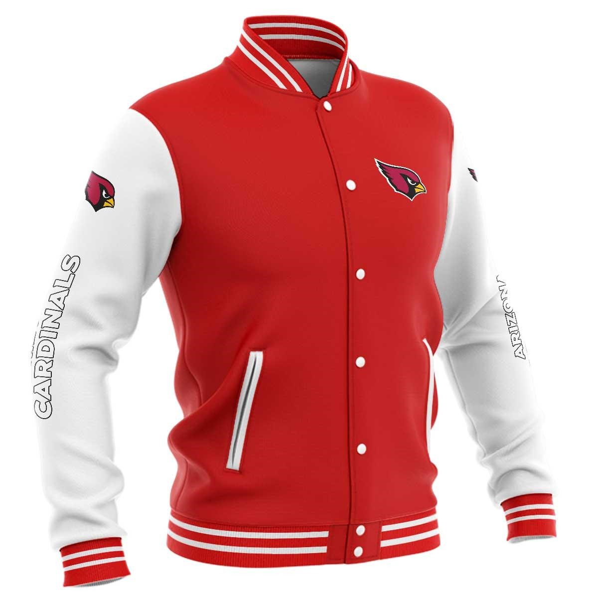 Arizona Cardinals Baseball Jacket