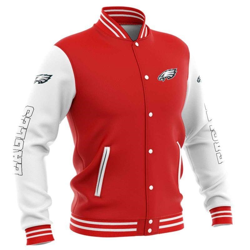Philadelphia Eagles Baseball Jacket cute Pullover gift for fans -Jack ...
