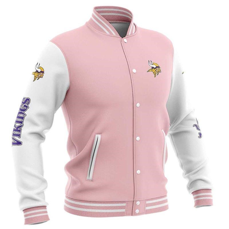 Minnesota Vikings Baseball Jacket cute Pullover gift for fans -Jack ...