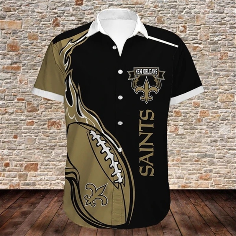 New Orleans Saints Shirts Cute Flame Balls graphic gift for men Jack