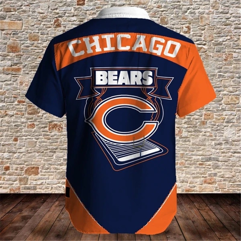 Chicago Bears Shirts Cute Flame Balls graphic gift for men -Jack sport shop