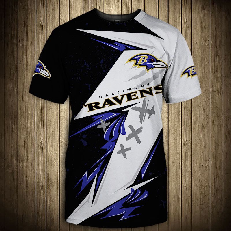 Amfibiekøretøjer Ikke kompliceret minimum Baltimore Ravens T-shirt Thunder graphic gift for men -Jack sport shop