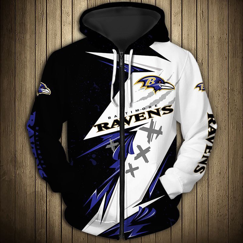 Baltimore Ravens Hoodies Thunder graphic gift for men -Jack sport shop