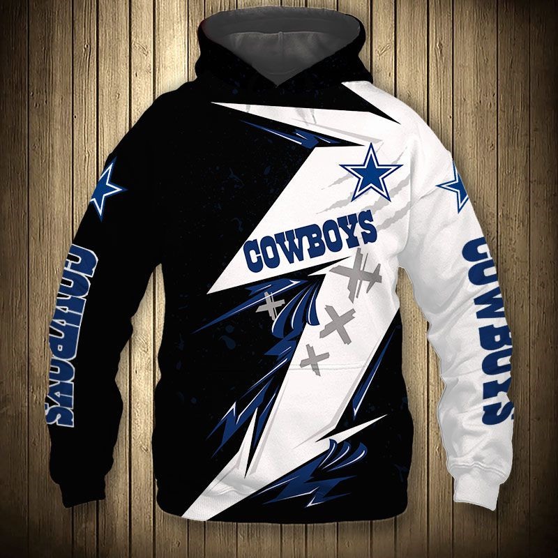 Dallas Cowboys Hoodies Thunder graphic gift for men -Jack sport shop