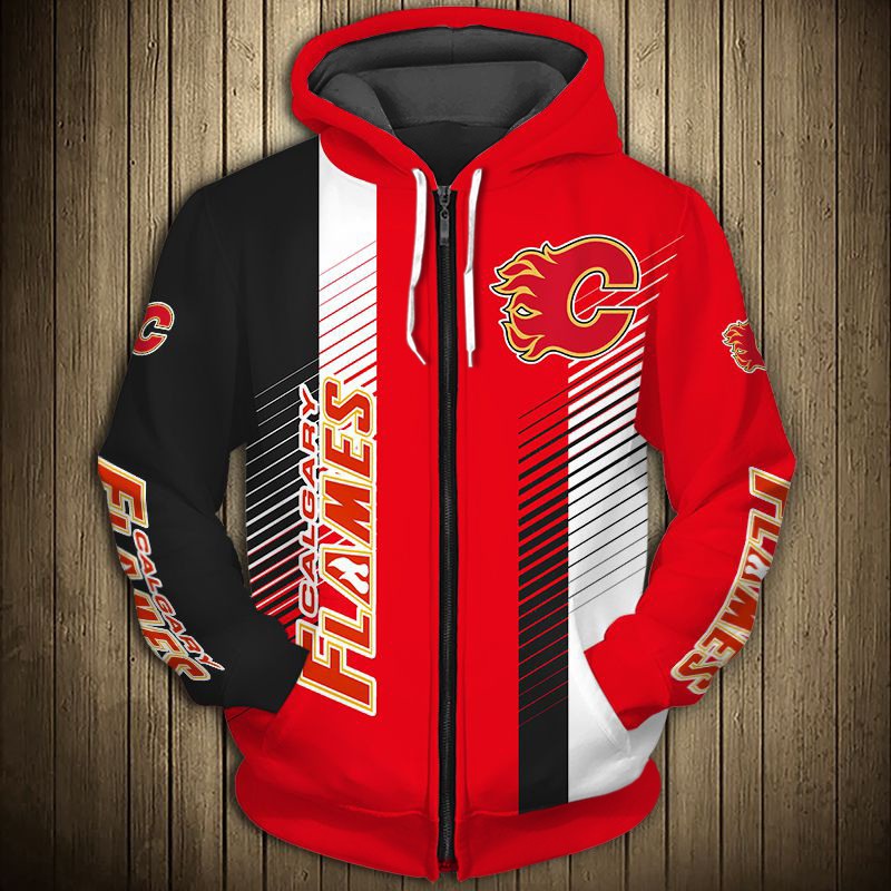Calgary Flames Hoodie 3D cute design cheap Pullover NHL -Jack sport shop