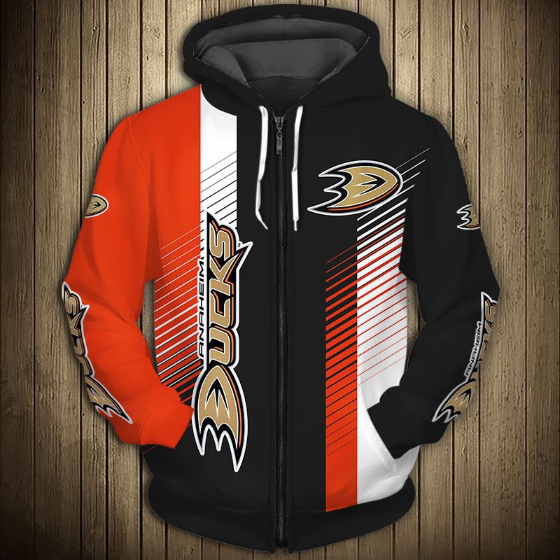 Anaheim Ducks Hoodie zipper