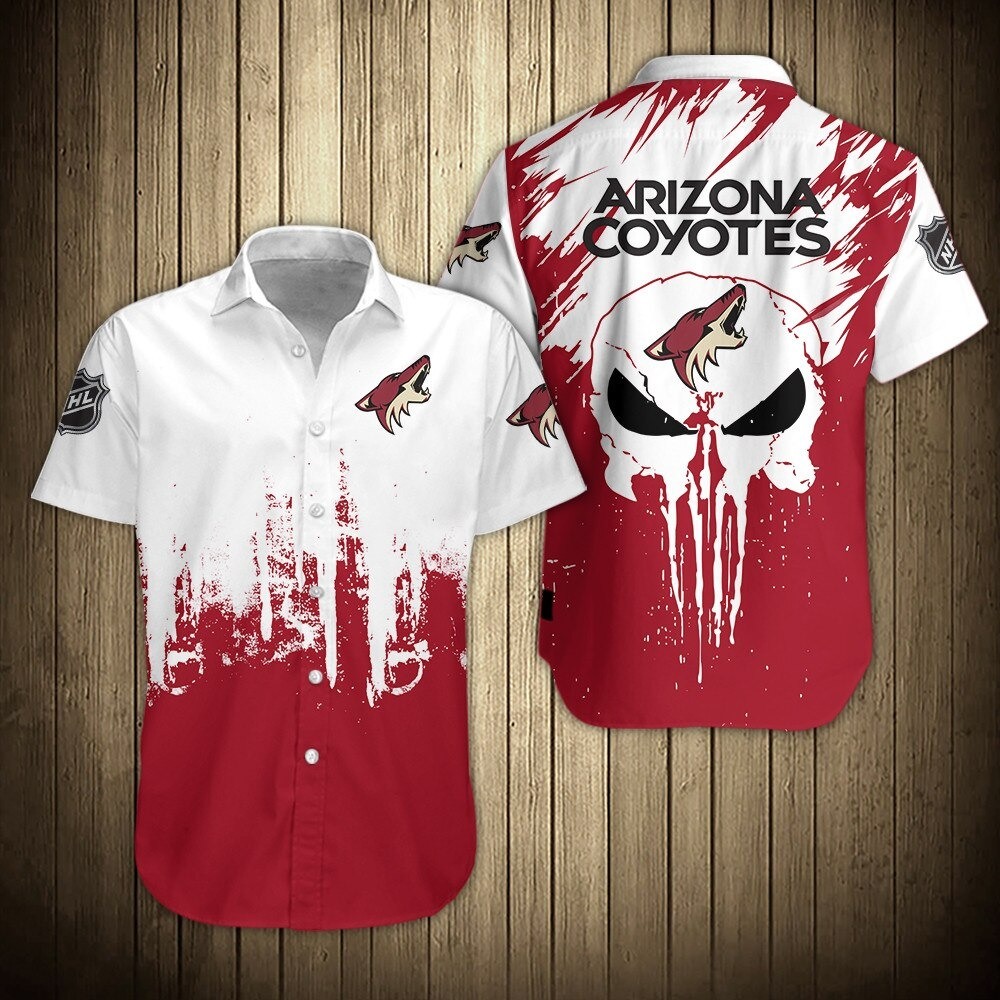 Arizona Coyotes Shirts 3D graffiti Skulls design gift for fans