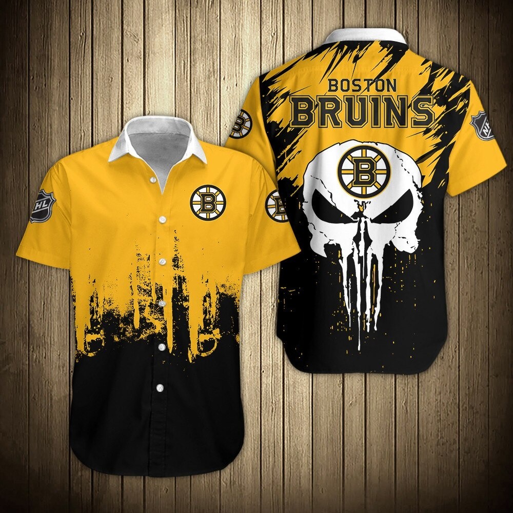 Boston Bruins Shirts 3D graffiti Skulls design gift for fans