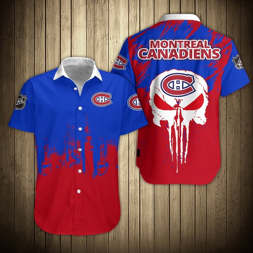 Montreal Canadiens Shirts 3D graffiti Skulls design gift for fans