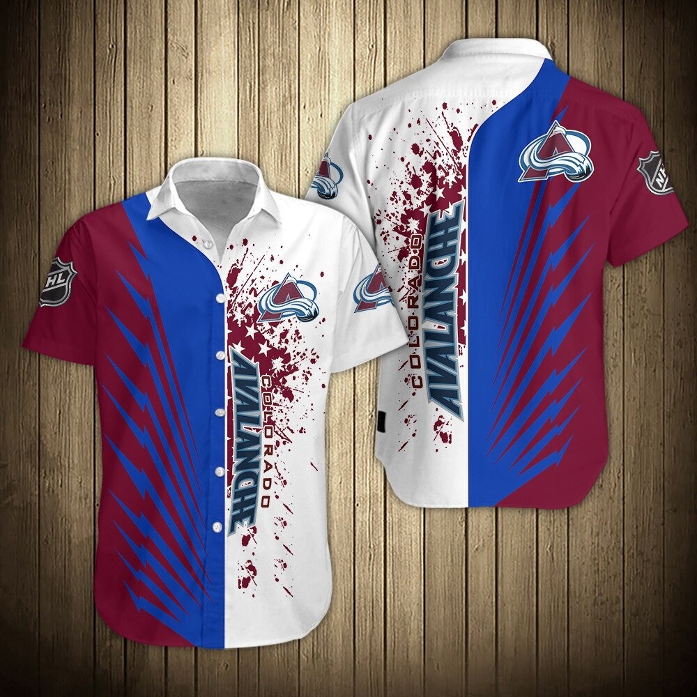 Colorado Avalanche Shirts 3D color cool short Sleeve