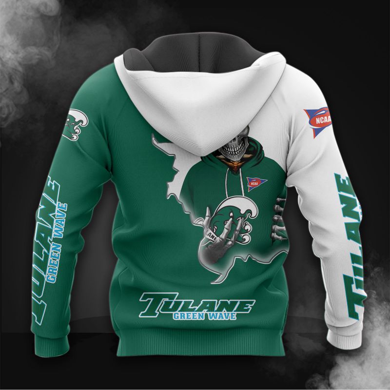 Tulane Green Wave Hoodie long sleeve Sweatshirt for fan -Jack sport shop