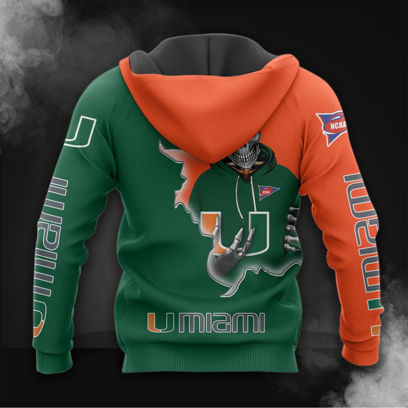 Miami Hurricanes Hoodies long sleeve Sweatshirt for fan -Jack sport shop
