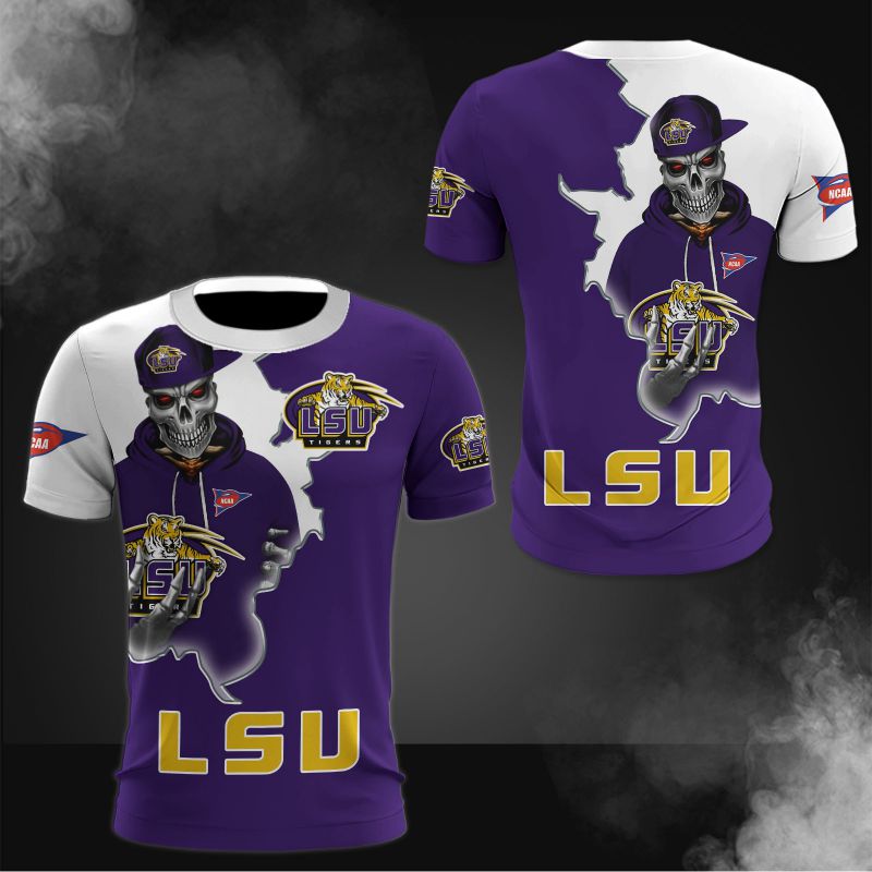 LSU Tigers football T-shirts short sleeve gift for fan