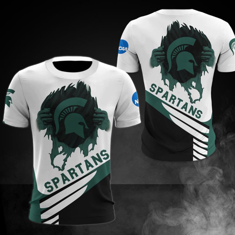 Michigan State Spartans All Over Print 3D Gift Shirt