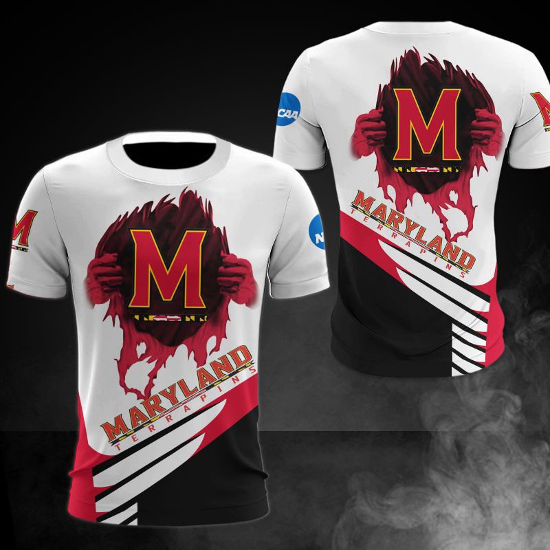 Maryland Terrapins All Over Print 3D Gift Shirt
