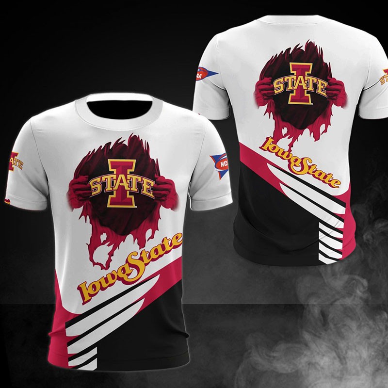 Iowa State Cyclones All Over Print 3D Gift Shirt